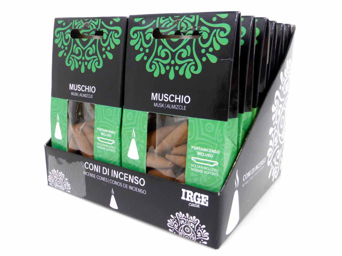 Incenso muschio 12 pezzi deo4327a