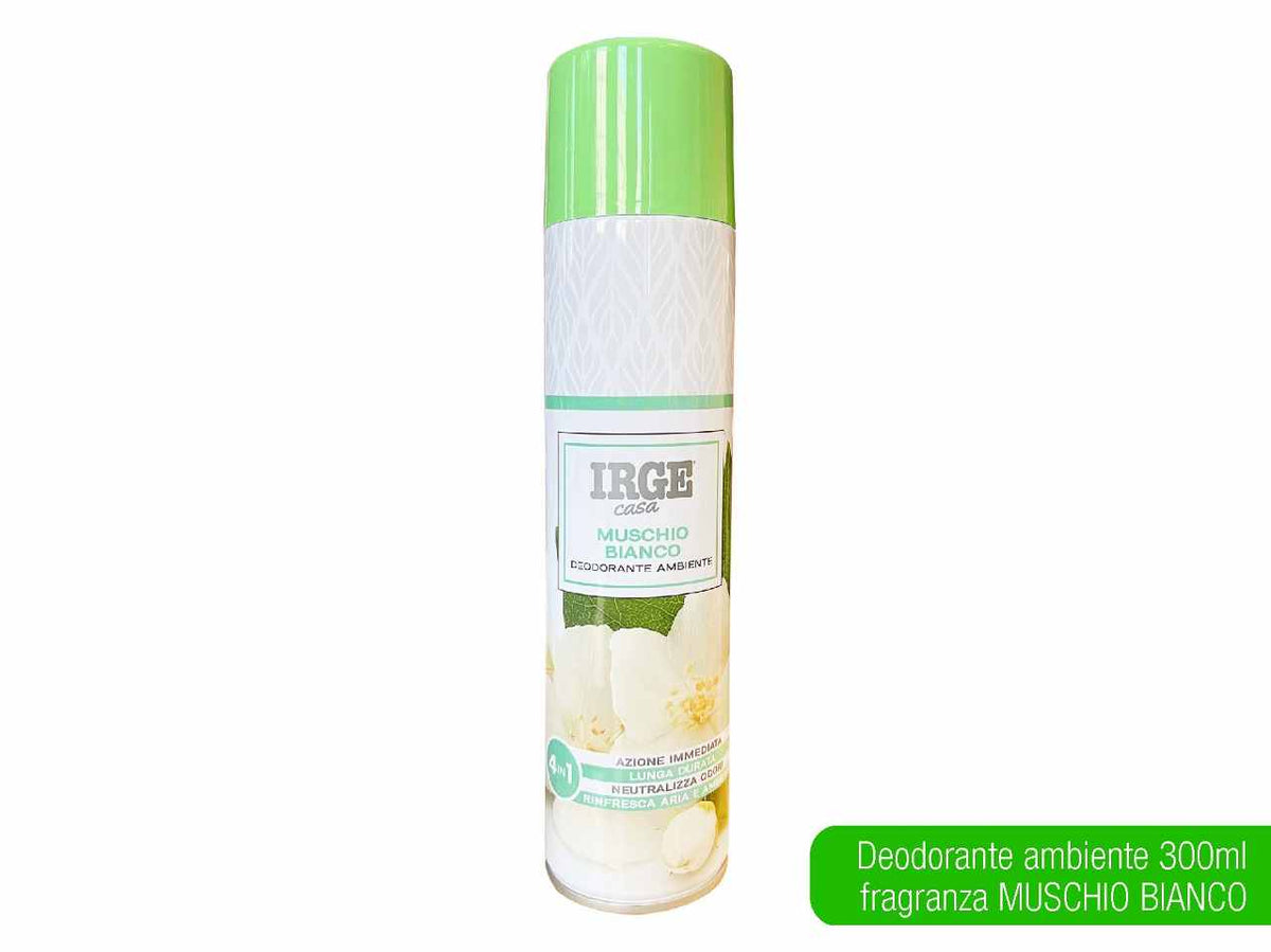 Deodorante ambiente spray 300ml, muschio bianco