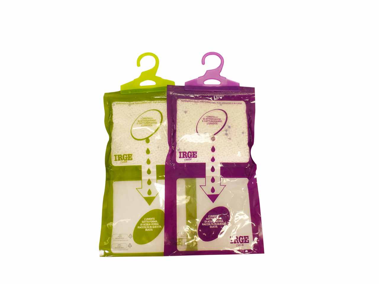 Deumidificatore Irge 500ml con appendino alla lavanda$