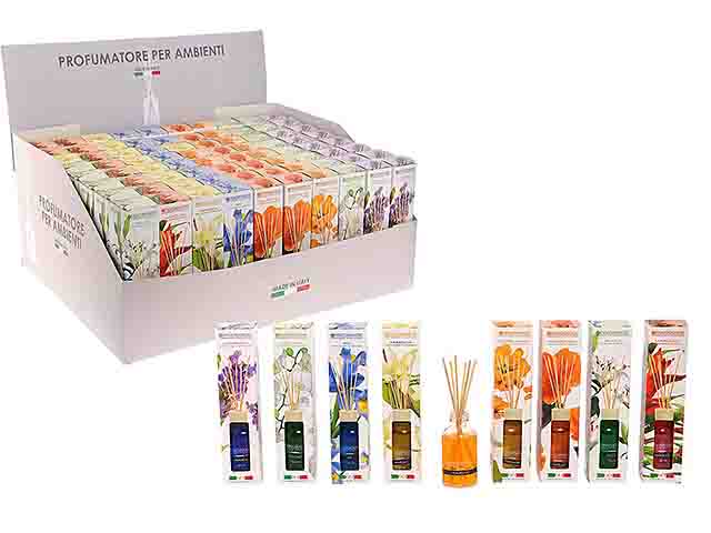 Linea floreale diffusore con bacchette  30ml 38048
