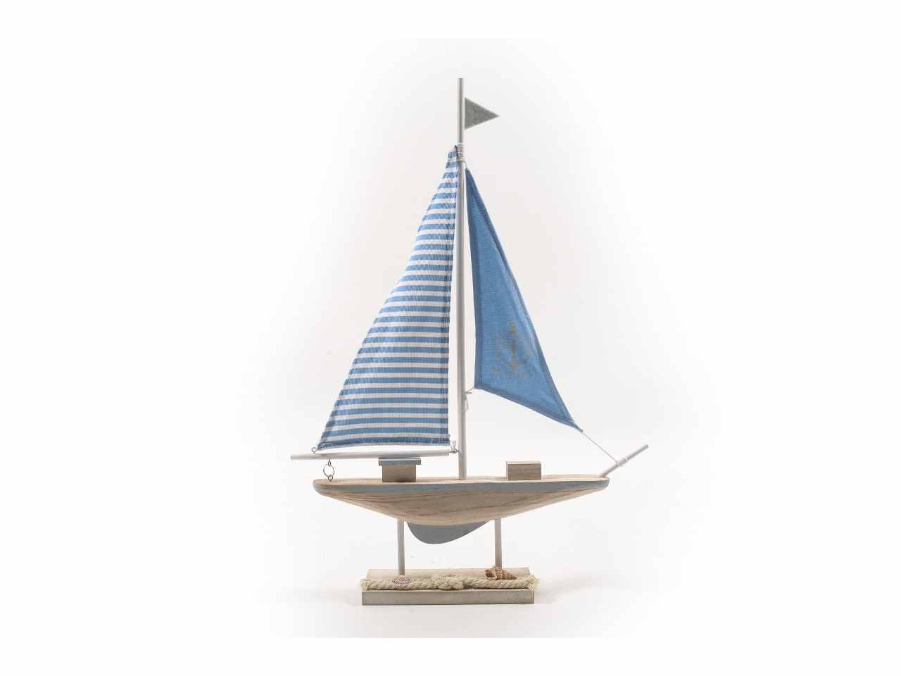 Veliero in legno c/conch.41xh.60cm27415