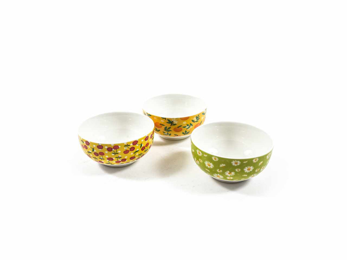 Ciotola in porcellana 560ml. d.14xh.7cm fantasie assortite