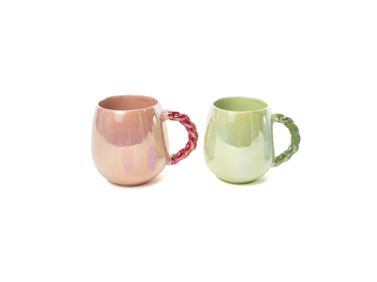 Tazza in ceramica 500ml 14x10xh.11cm colori assortiti