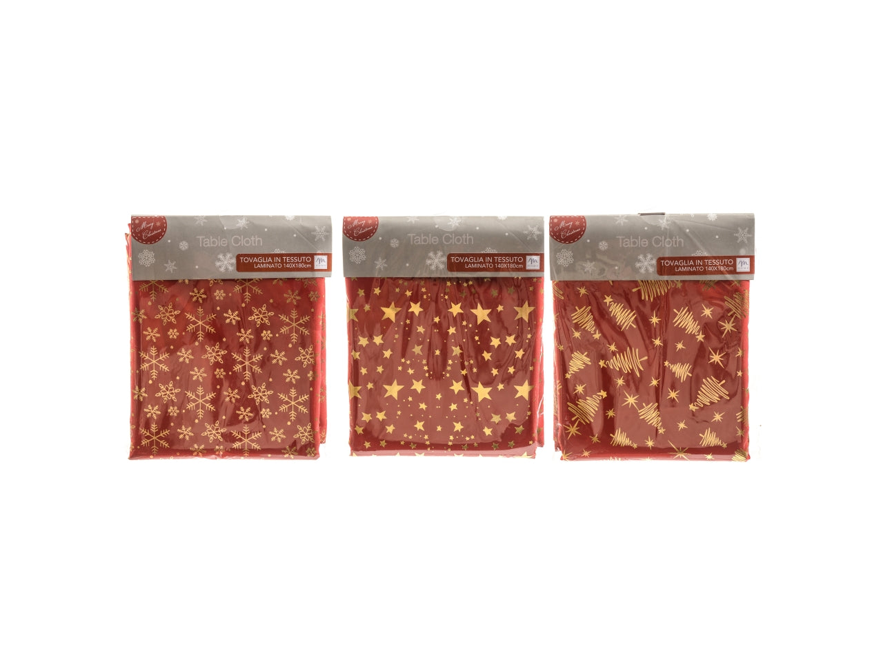 Tovaglia in tessuto laminato 140x180cm assortita