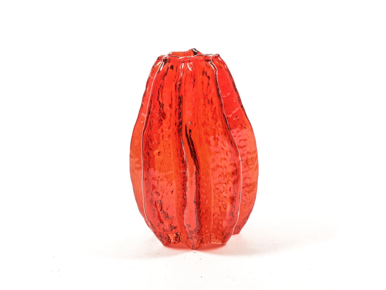 Vaso in vetro d.14xh.21cm