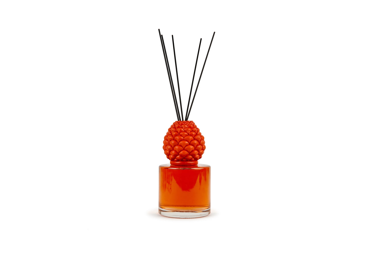 Diffusore di essenza pigna 500ml melograno nero con bacchetti in cotone scatola regalo