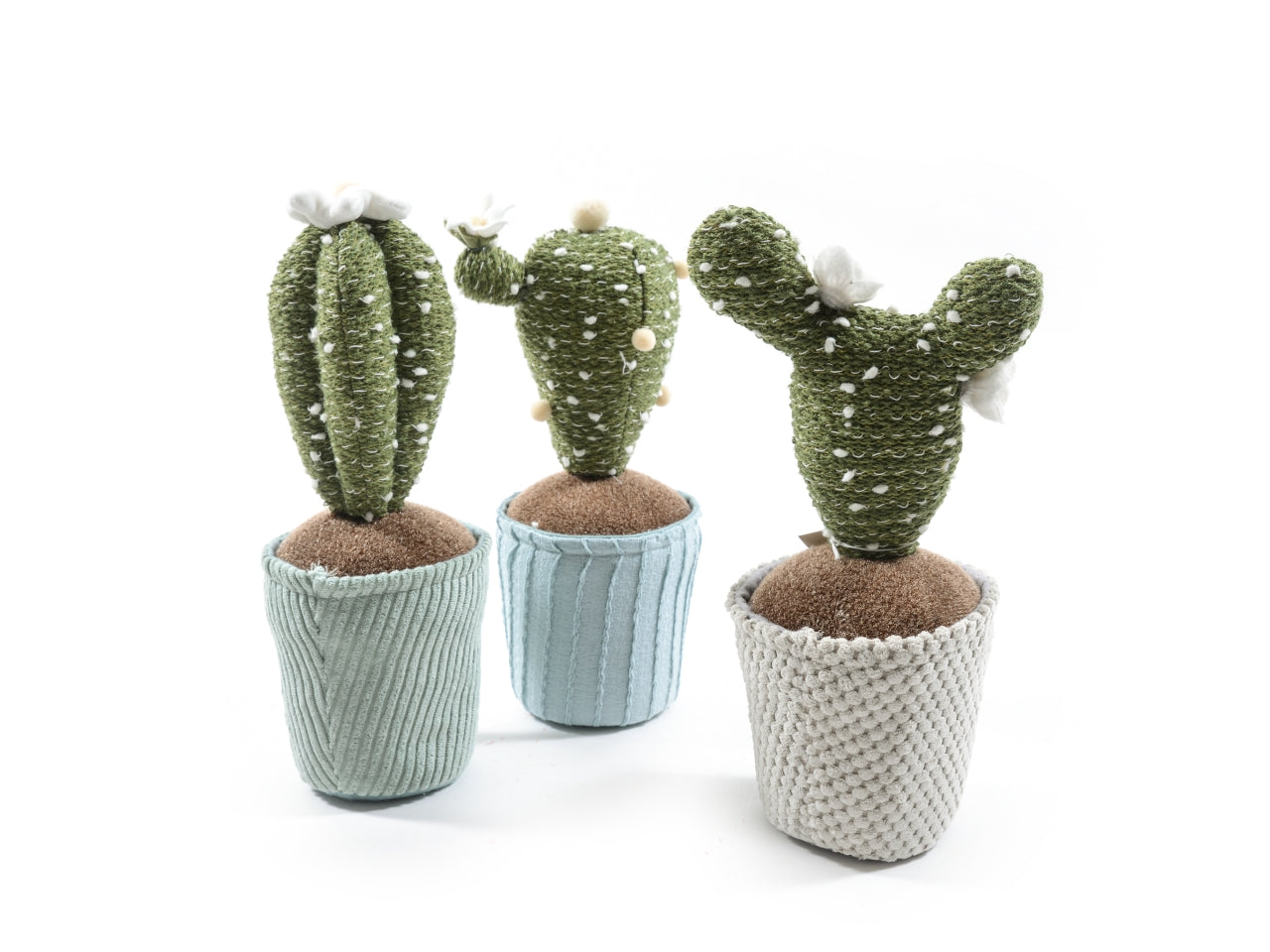 Fermaporta cactus in tessuto d.13xh.31cm design assortiti