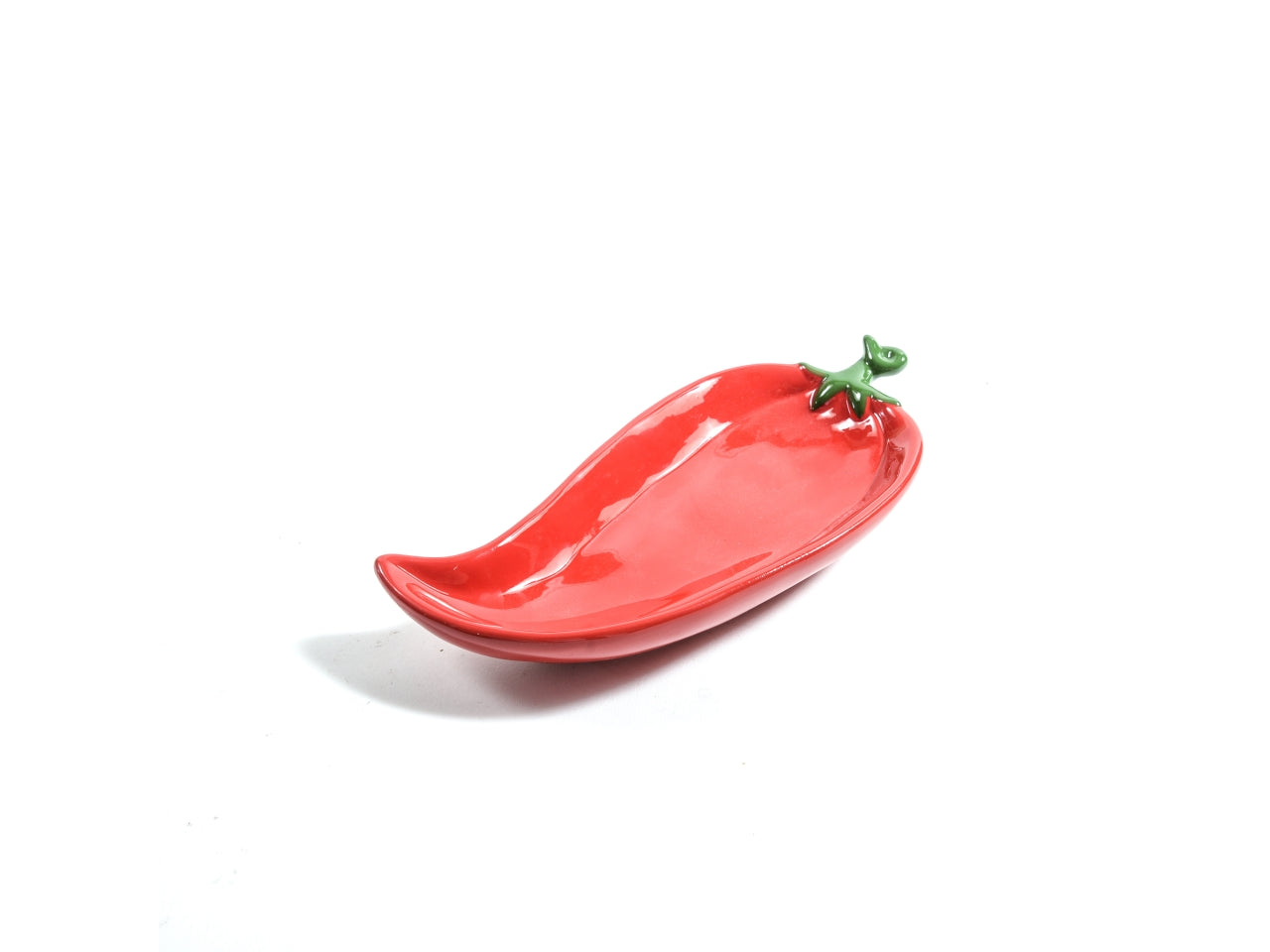 Piatto peperoncino in ceramica 22x10xh.45 cm