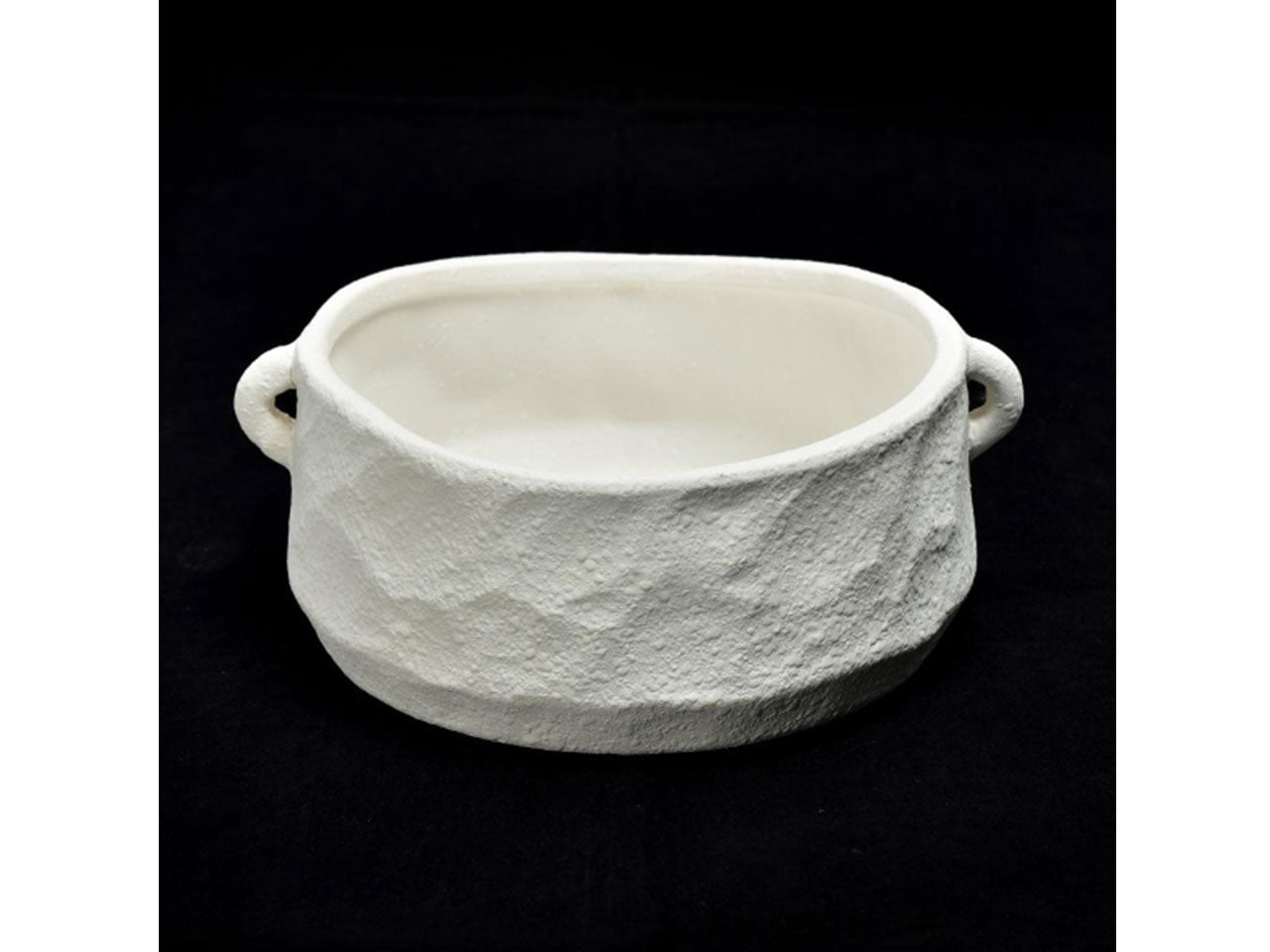Vaso in ceramica 23,5x23,5xh.10,5cm