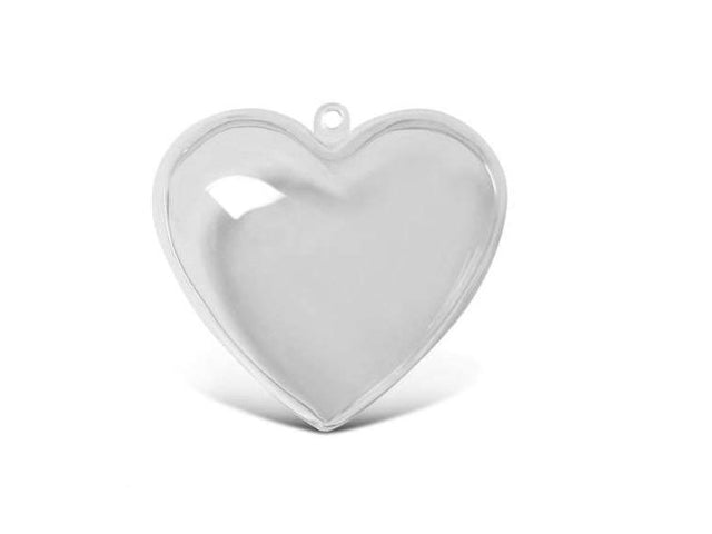 Cuori in plexiglass kristall 3d 6cm