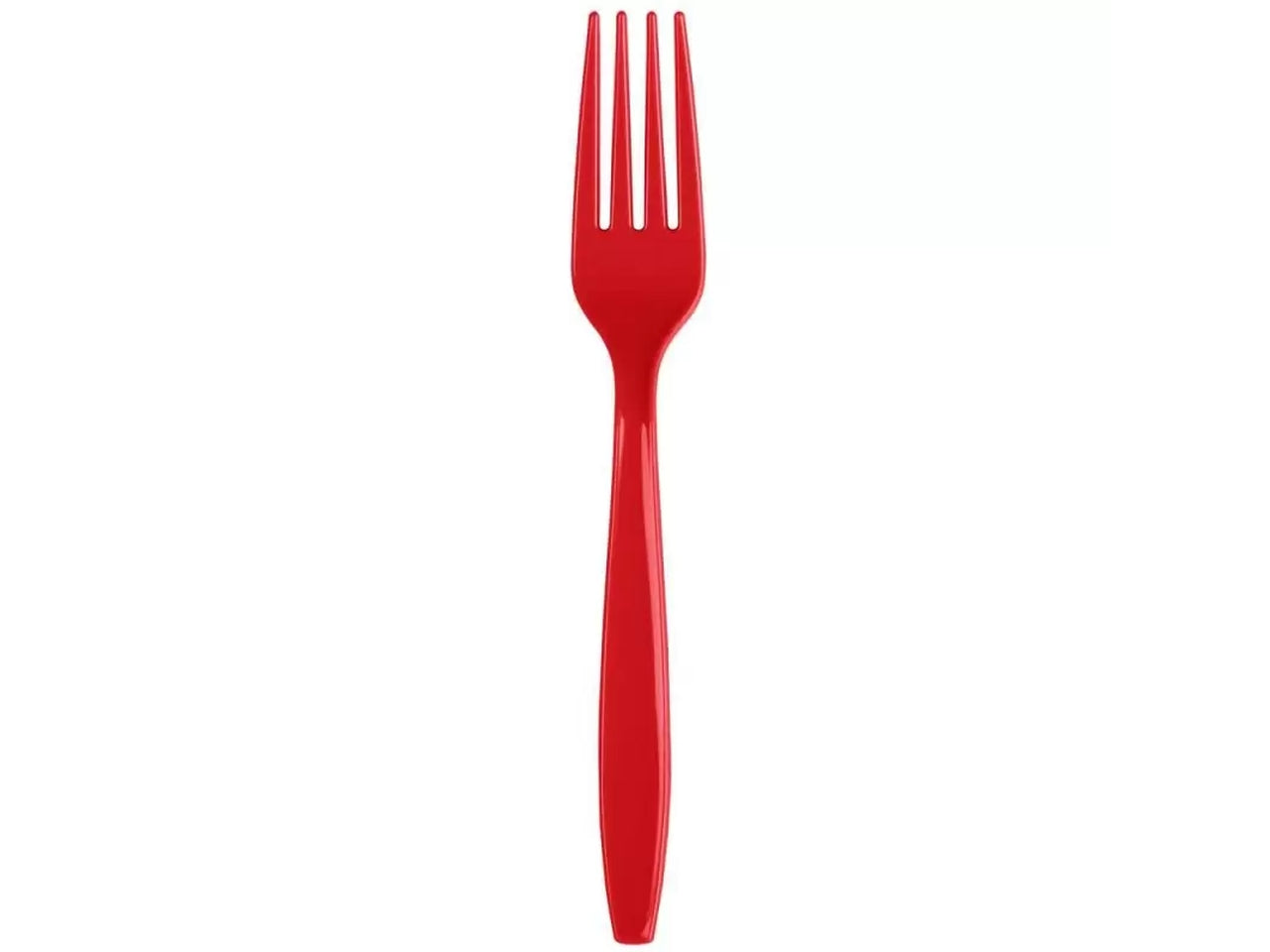 Smile forchette rosse - la confezione contiene 15 forchette