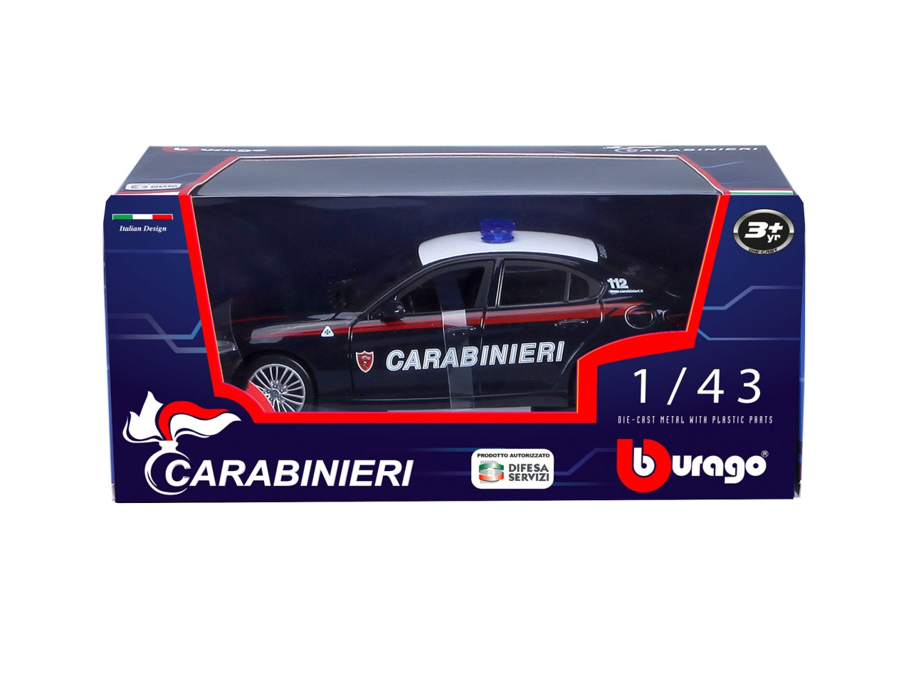 Auto  scala1:43 Carabinieri