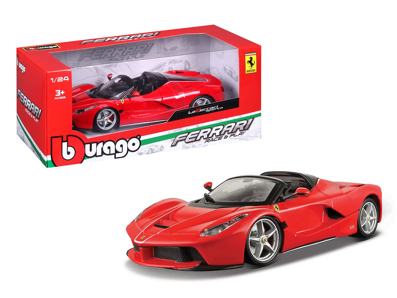 Bburago modellini auto Ferrari R&P rosso 1:43