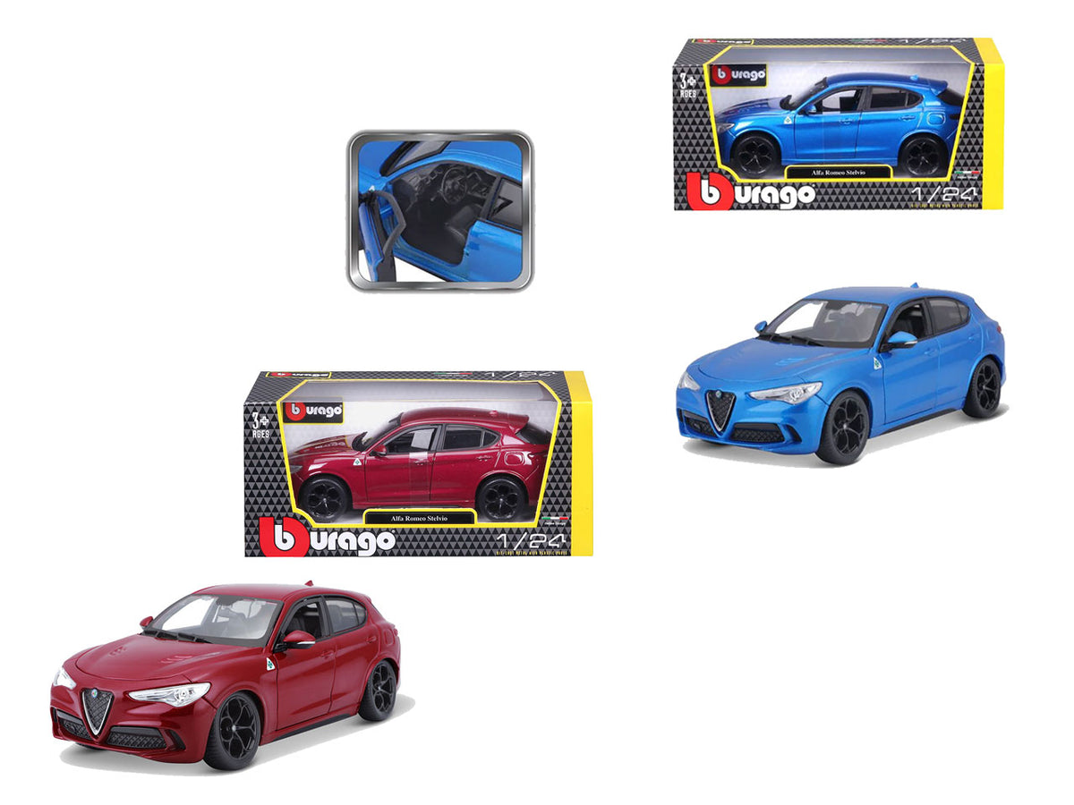 Auto Alfa Romeo Stelvio scala 1:24 $