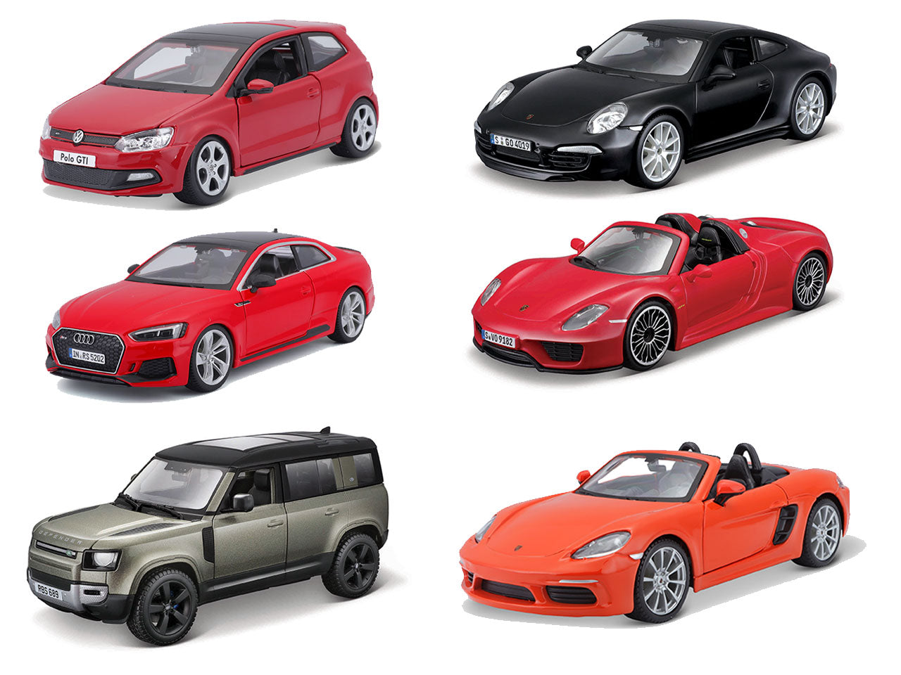 Bburago modellini auto Italiane in metallo e plastica 1:24