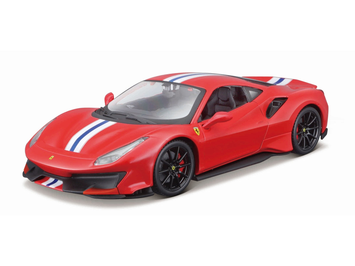 Auto Ferrari 488 Pista rosso scala 1:24