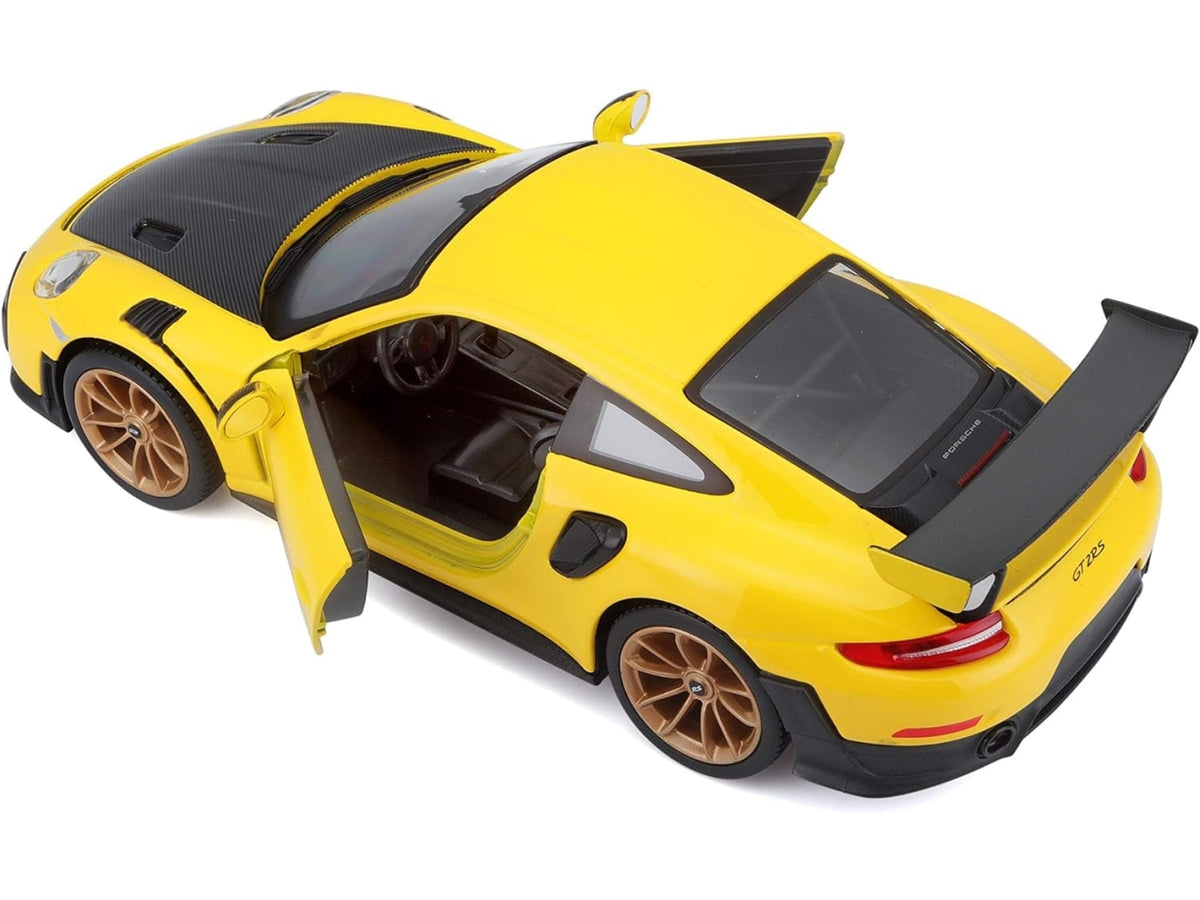 Auto Porsche 911 GT2 RS giallo  scala 1:24