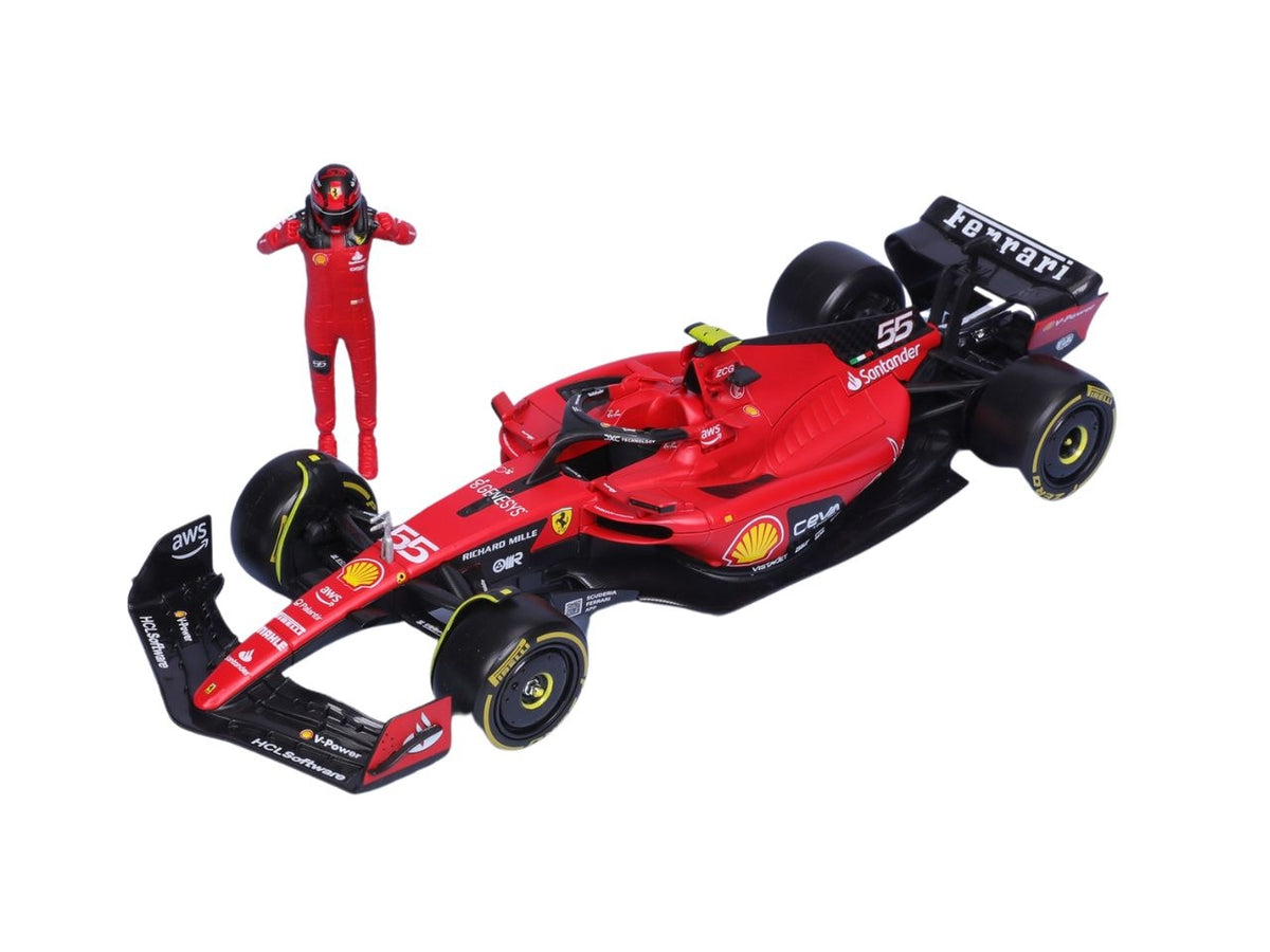 Auto Race w/driver ferrari sf-23 scala 1:24 $