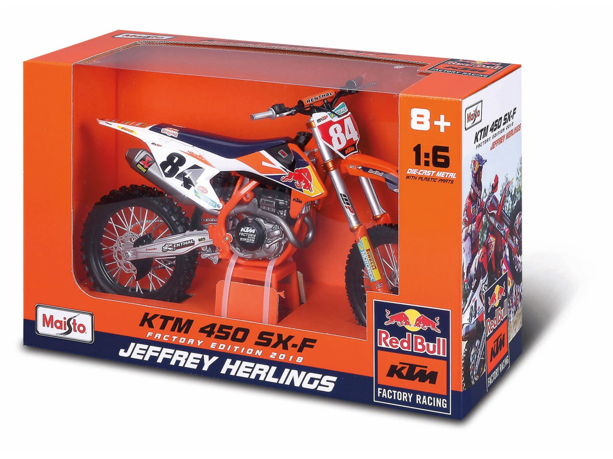 Auto Motorcycles 450 Sx-f factory edition2018 scala 1:6