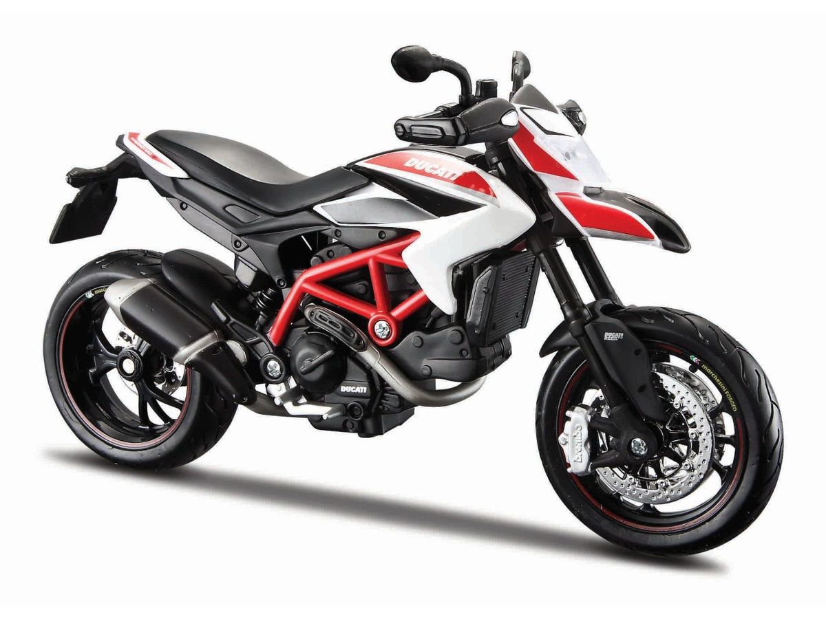 Modellino Moto Ducati - Scala 1:12 Modelli Assortiti: Die-cast, Licenza Ufficiale Ducati, Dettagli Realistici, Dimensioni 21,4x12,1x7 cm, EtÃ  3+ | Maisto