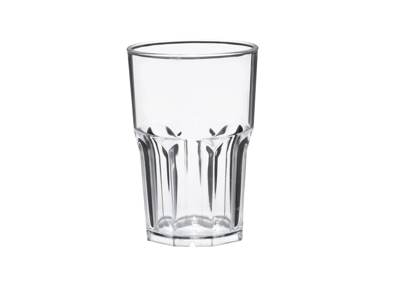 Waf bicchiere bar granity da 40cl san trasparente, plastica rigida, bpa-free , riutilizzabile da 40cl
