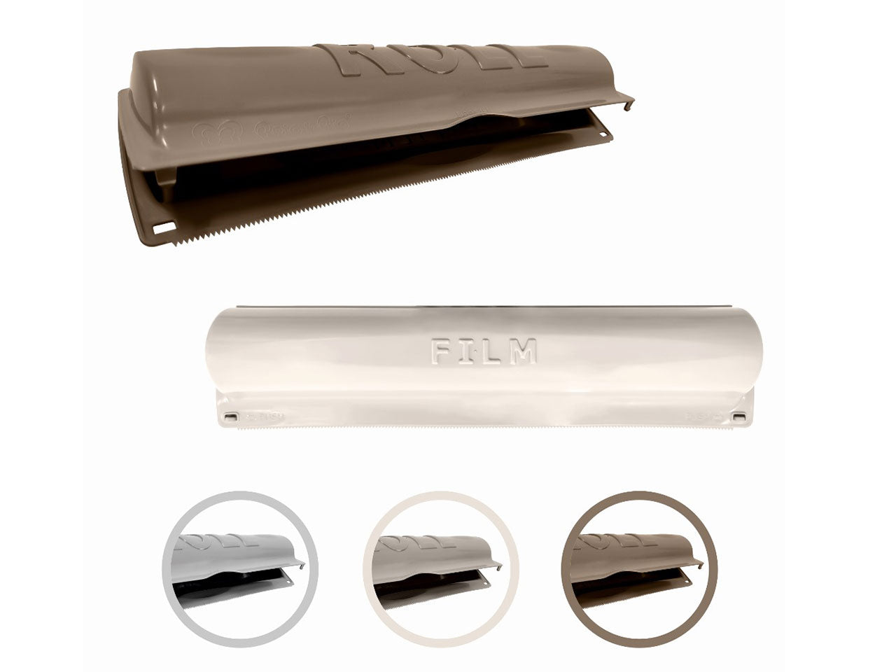 Box porta rotolo in plastica con clip assortiti, 337,5x5,5 cm - Brio & Bio