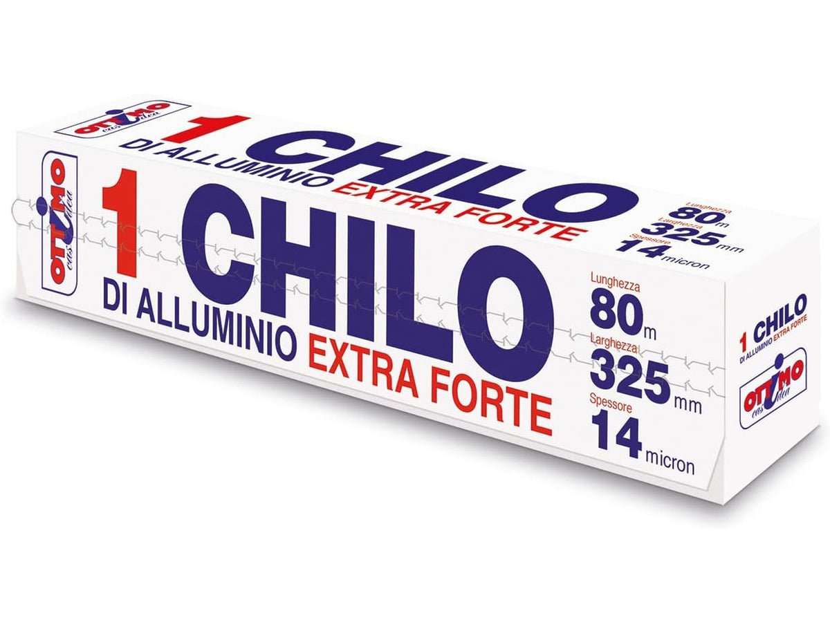 Rotolo alluminio 1 chilo - h 326 x 14 micron ottimo