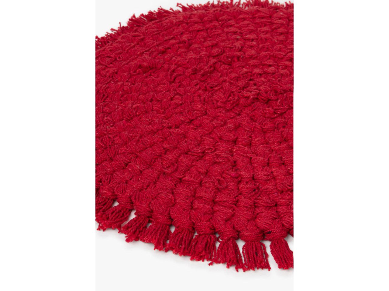 Tovaglietta vera d.38cm colore rosso