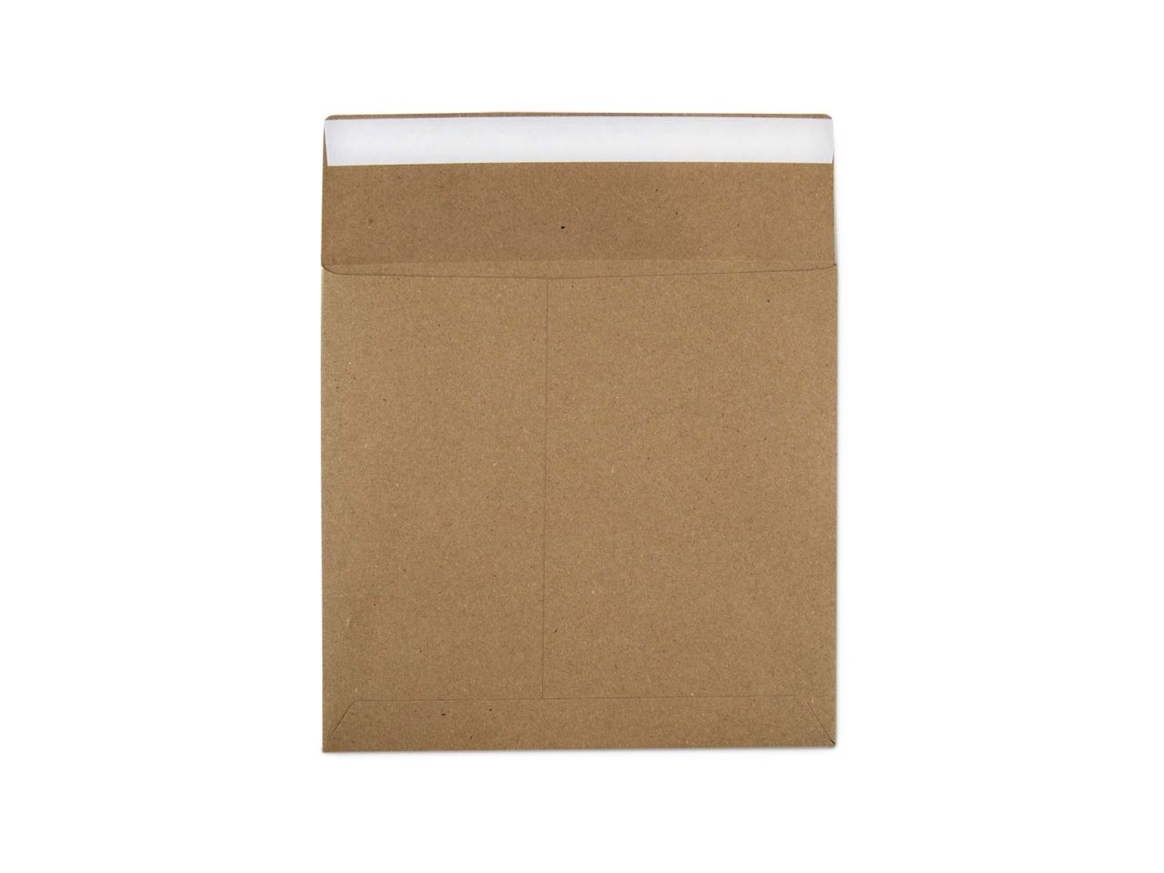 Bustina cadeau quadrata con strip adesivo - misura 215x215mm serie natural - la confezione comprende 100 bustine