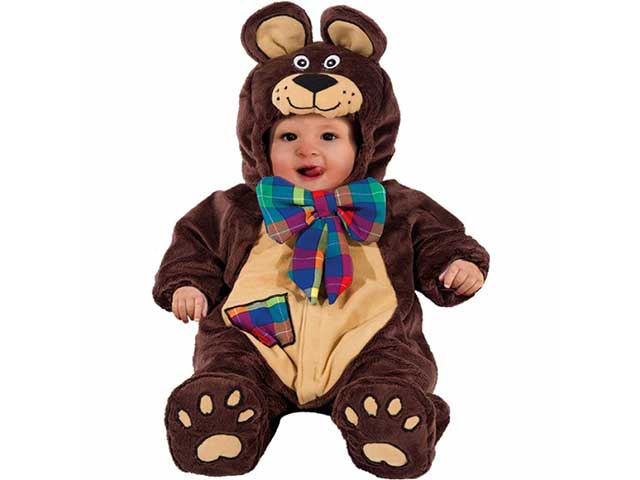 Costume Happy Teddy Superbaby taglia 0/3 mesi