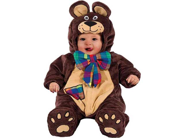 Costume Happy Teddy Superbaby taglia 6/9 mesi
