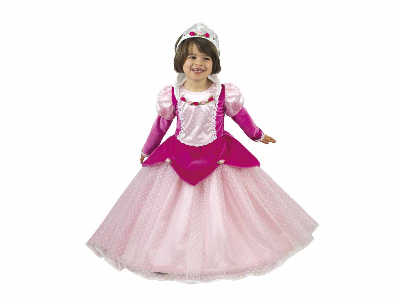 Costume principessa rosellina baby taglia 1-2 anni