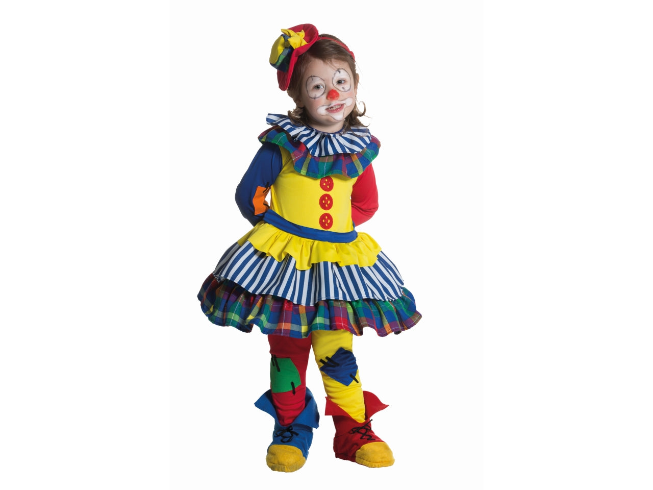 Costume Clownetta Baby taglia 2/3 anni
