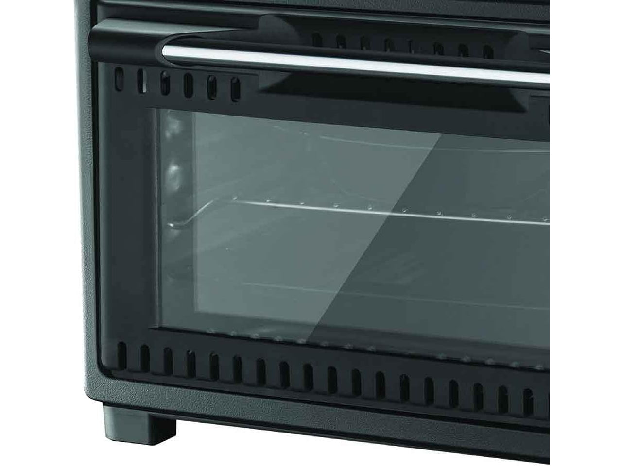 Forno elettrico ventilato 45l con interno smaltato e luce interna 1500w 57x39,5xh.32cm