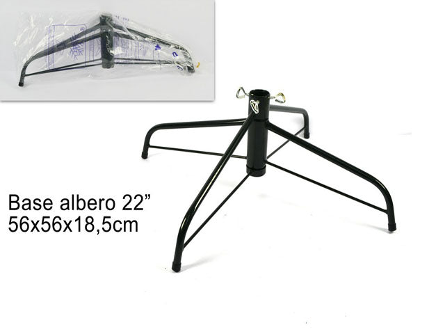 Base per albero di natale richiudibile, 56cm, diametro 34mm
