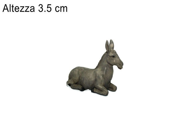Asinello in resina 3,5cm per nativitÃ  da 9cm