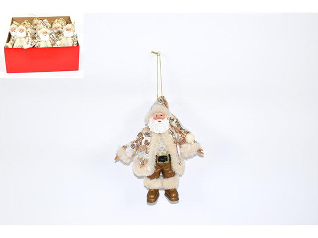 Pendente natalizio babbo natale 17cm