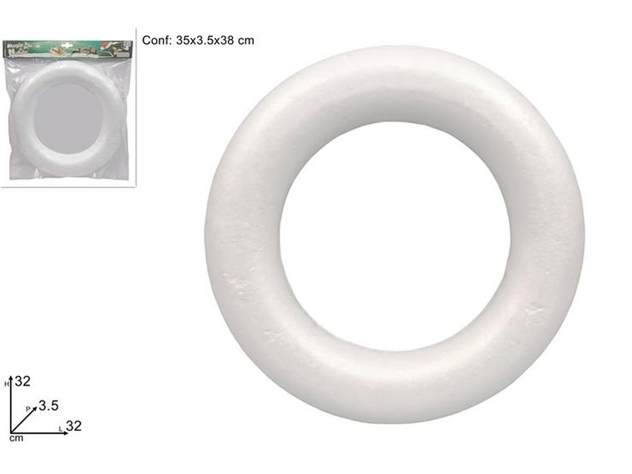 Anello polistirolo 32cm