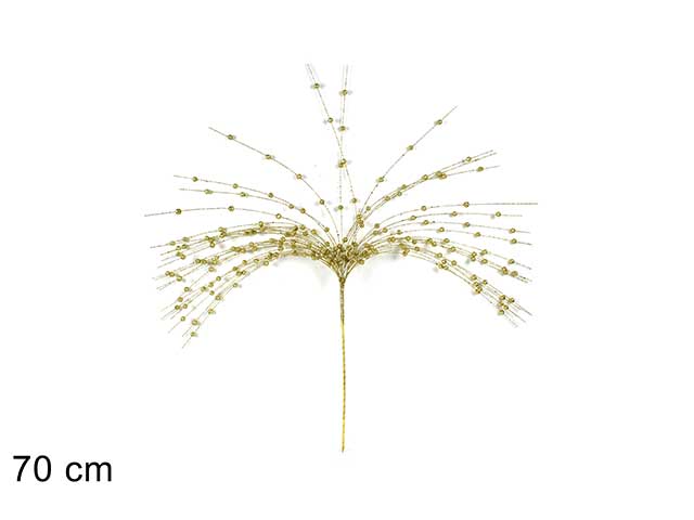 Stelo c/palline glitter oro ca011263a