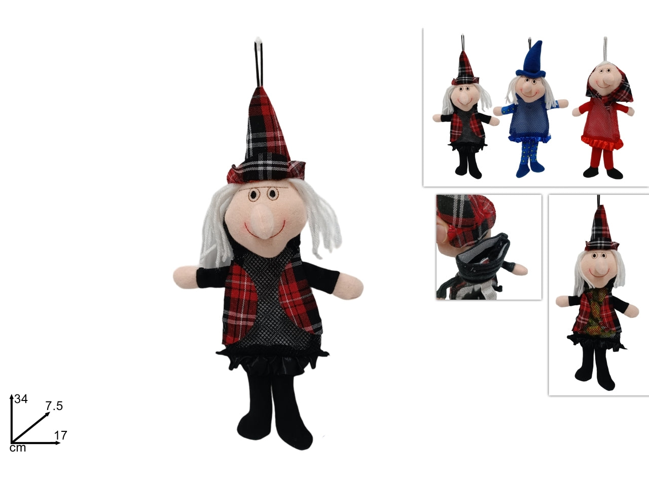 Sacchetto della befana, colori assortiti