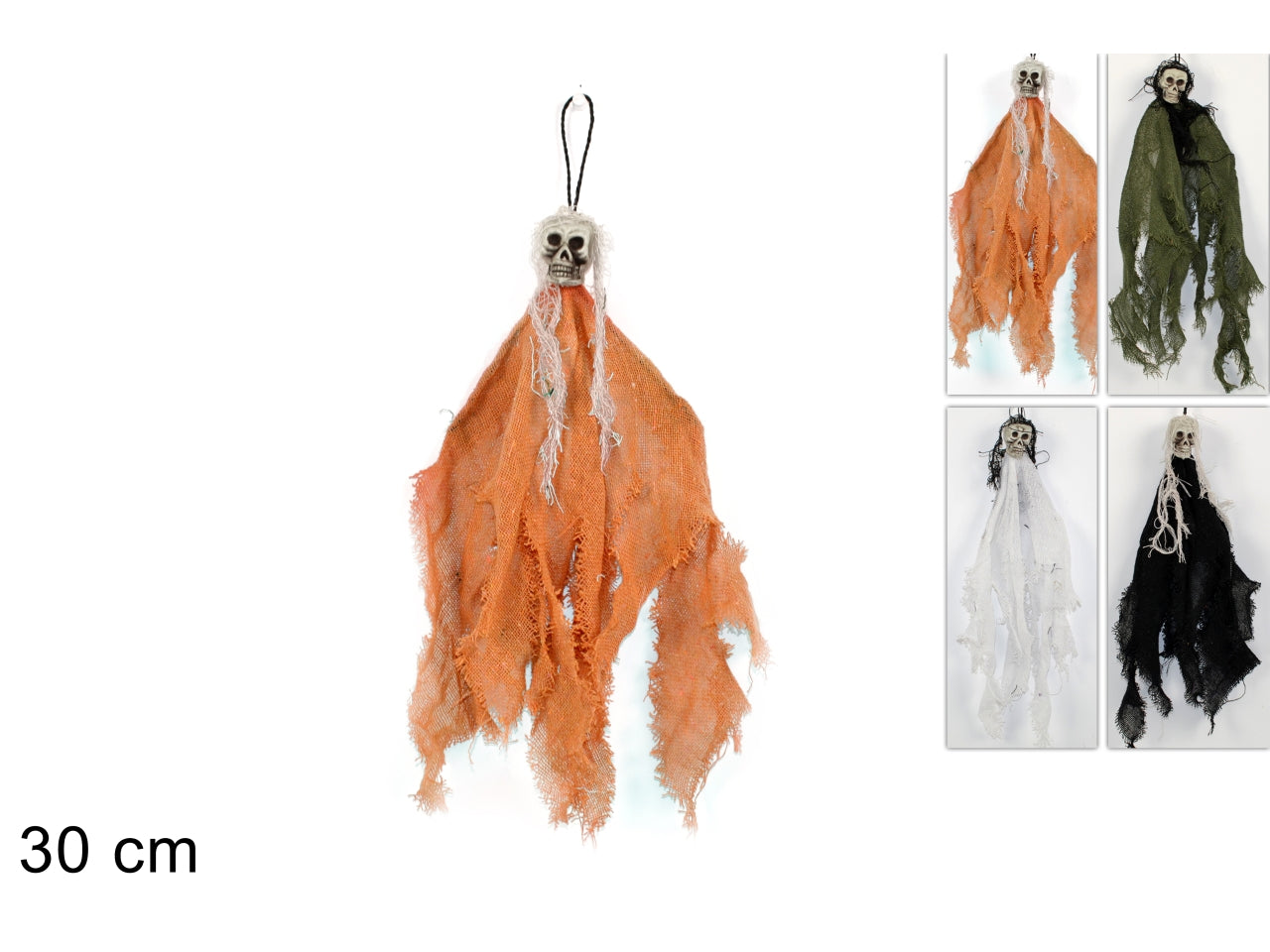Pendente fantasma 30cm in 6 colori assortiti