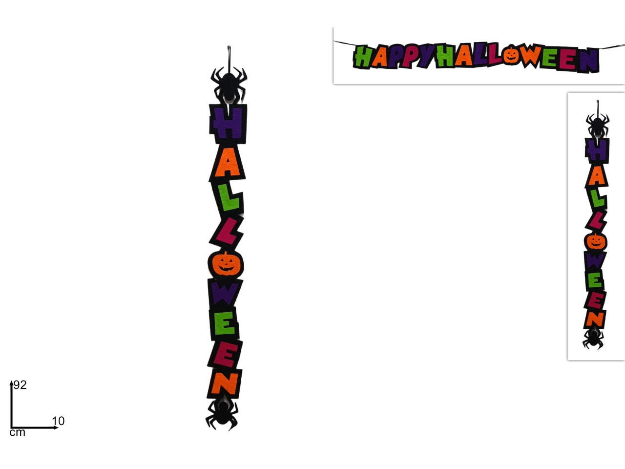 Appendino feltro halloween assortiti