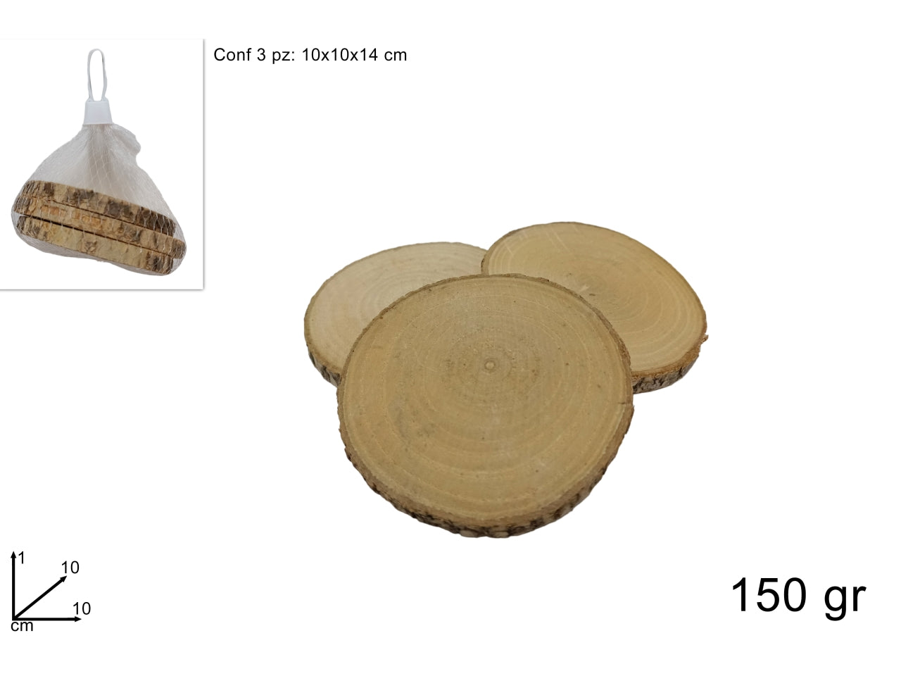 Tronchi in legno 150gr