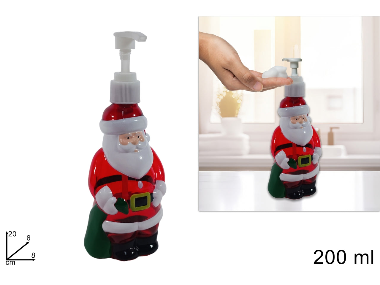 Dosa sapone babbo natale
