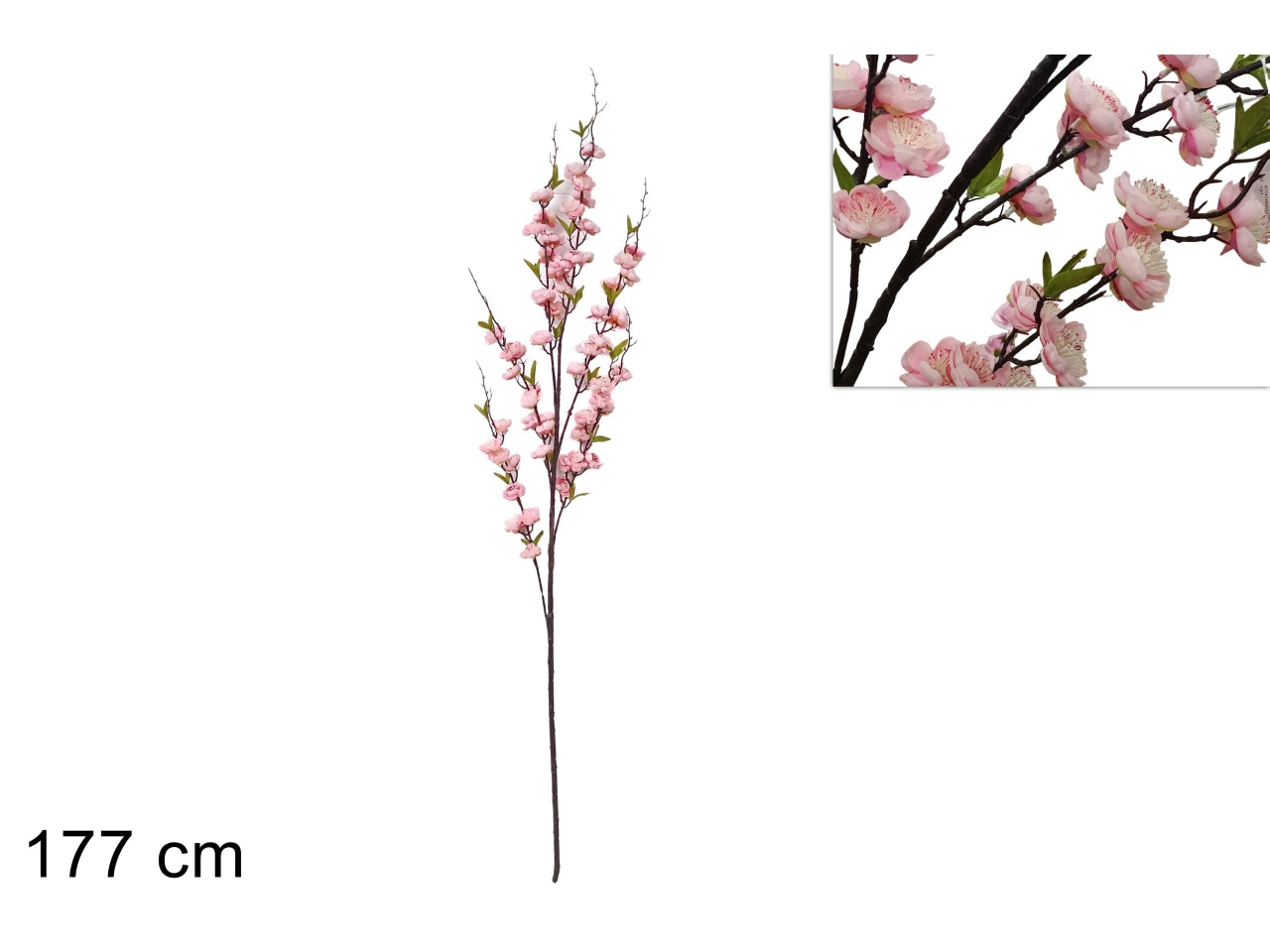 Ramo fiori di pesco 177cm