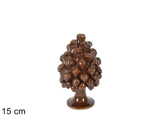 Pigna 15cm marrone