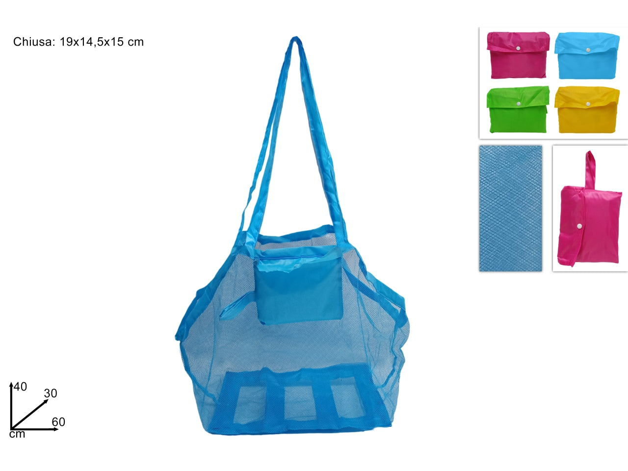Borsa a rete richiudibile