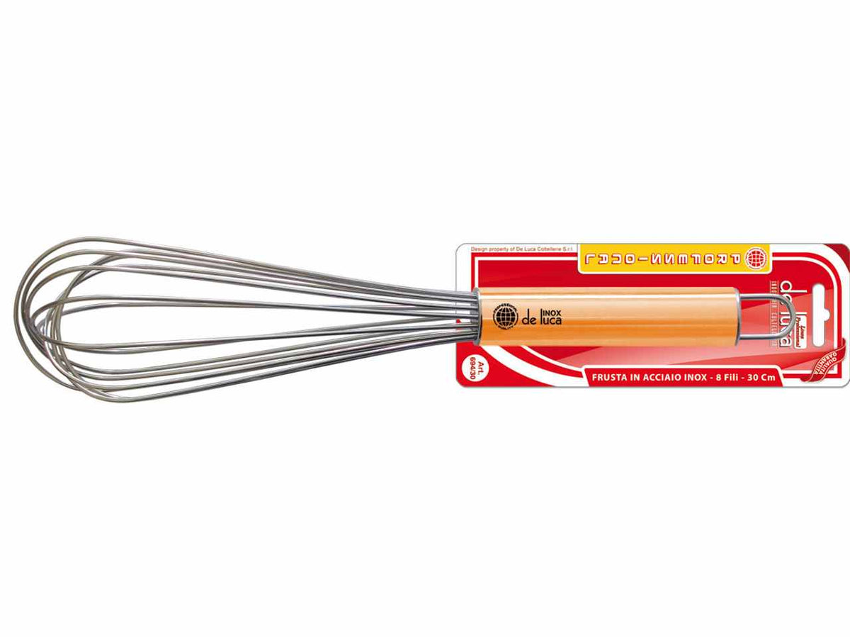 Frusta acciaio inox 18/10 8fili 30cm 694-30