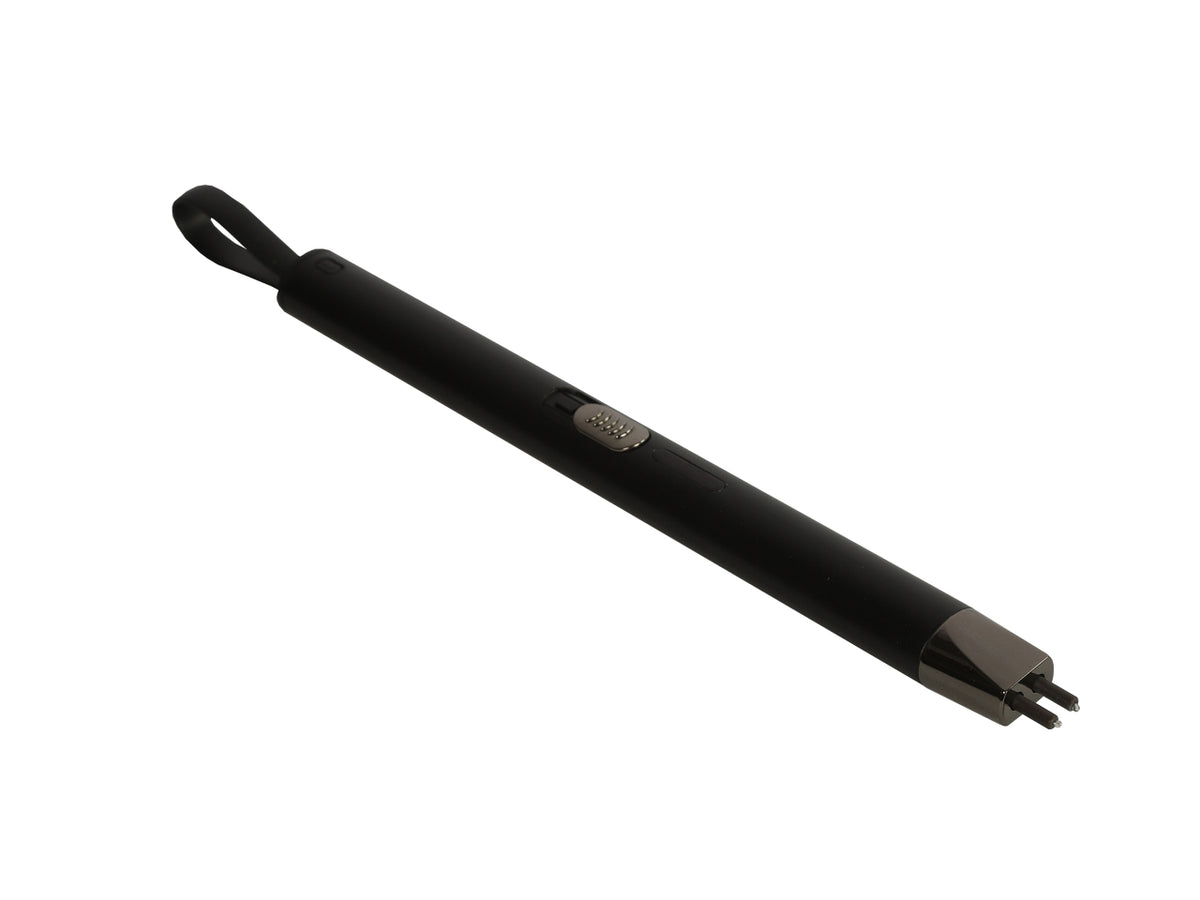 Accendino usb elettronico in metallo nero 20,5x1,8 cm - Countryfield