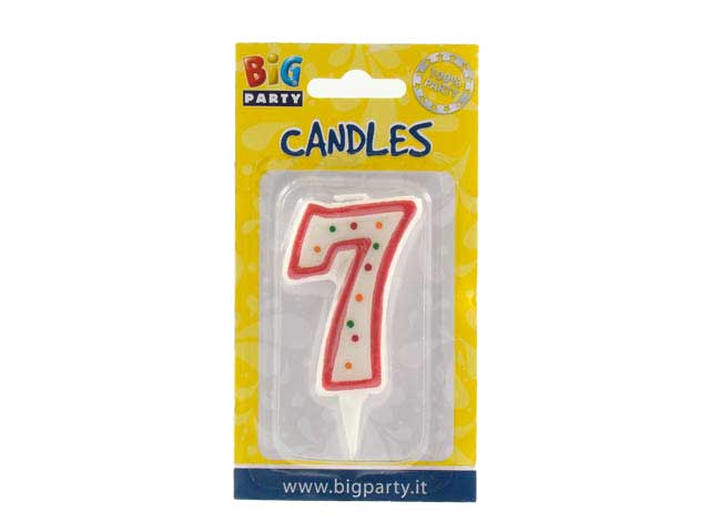 Candelina numerale "7" cc06037